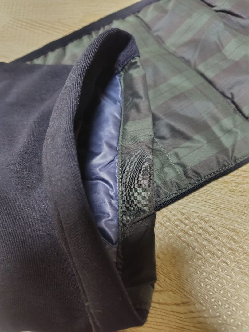 ラフアンドスウェル 中綿キルティングパンツ 防寒 タータンチェック M