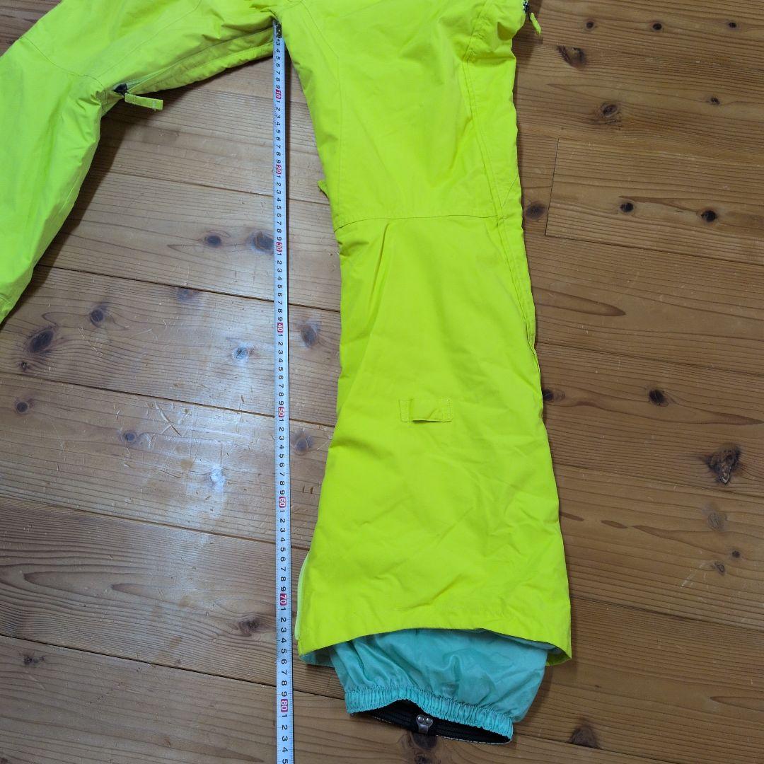Burton　バートン 蛍光イエロー スノーボードウェア 女性用