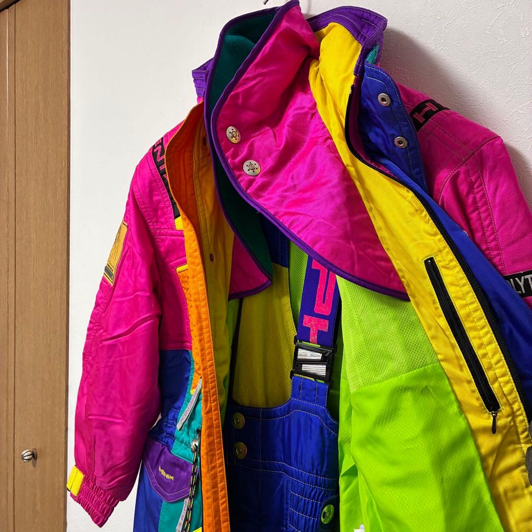 美品　90s PHENIXメンズ　L スキーウェア　カラフル　レトロ　ビンテージ