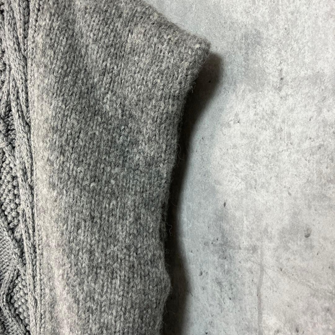 KASH for Leilian アルパカ混 ニットポンチョ 13＋