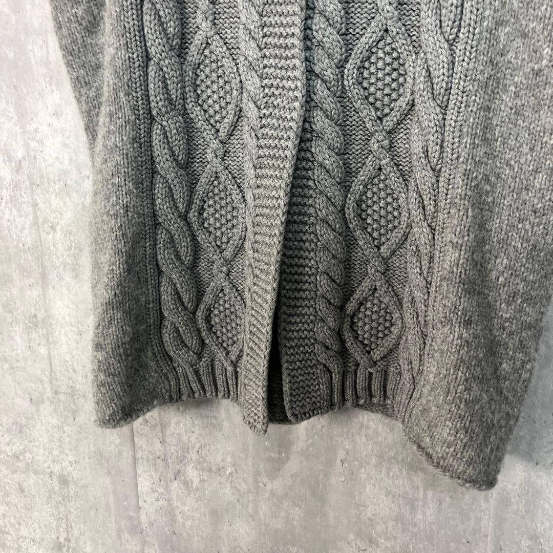 KASH for Leilian アルパカ混 ニットポンチョ 13＋