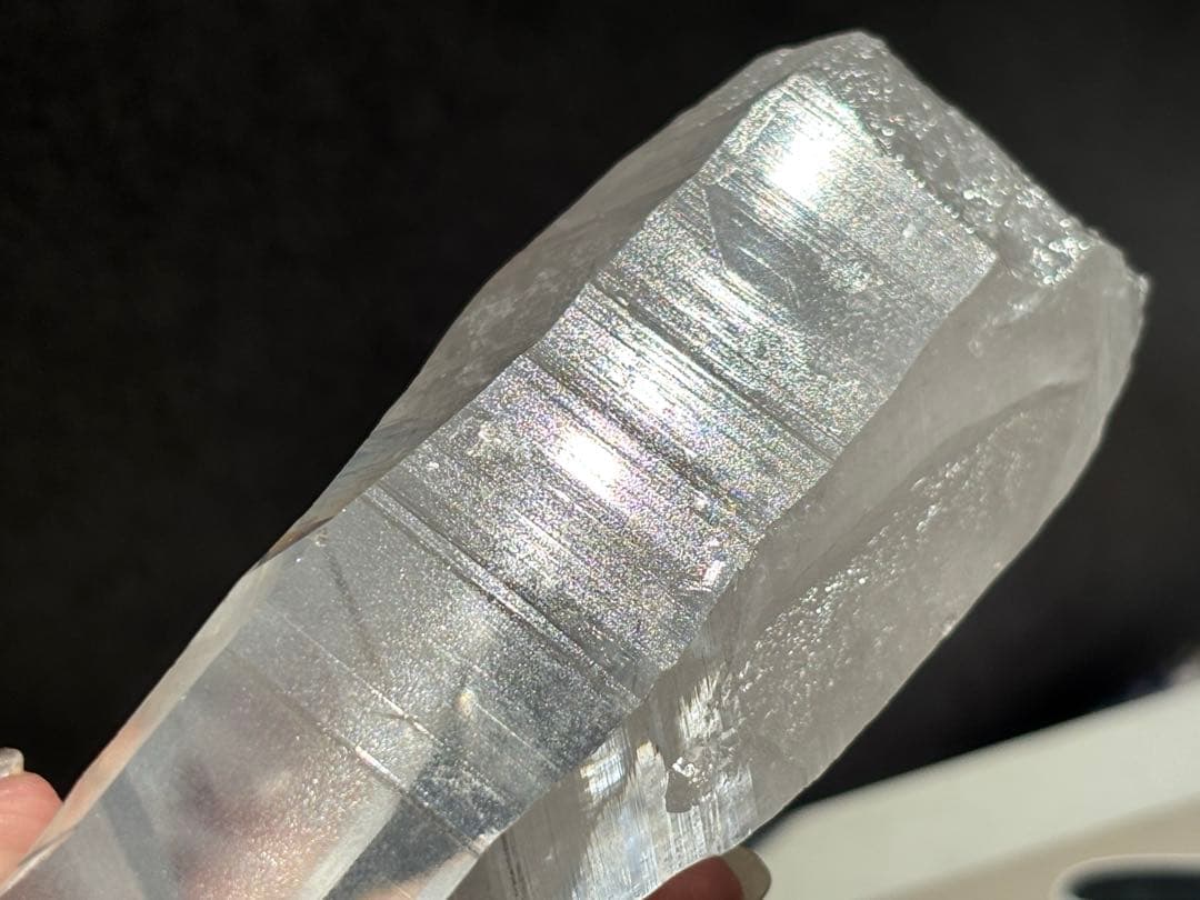 《レムリアンシード＊大型ポイント×クォーツイン・虹入り》