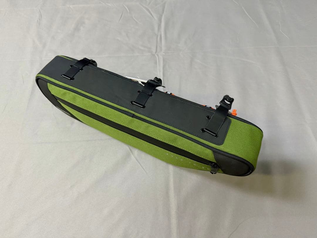 新品 ROCKBROS フレームバッグ 自転車 防水 グリーン 多機能収納バッグ