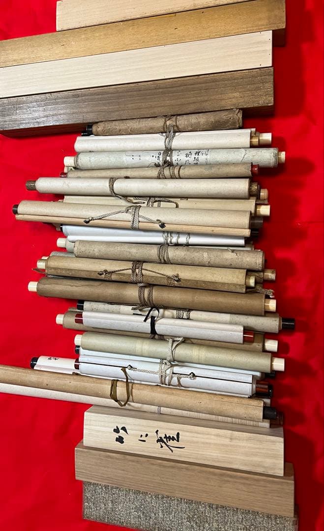 掛け軸 まとめて45本 （花鳥 仏画 書 山水 日本画）など 書画！