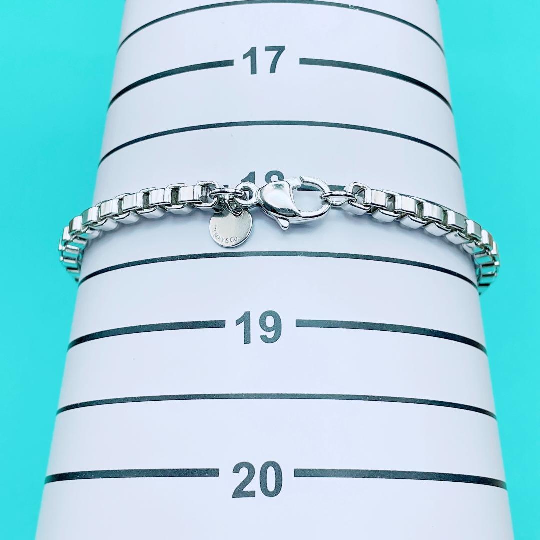 ◇ティファニー◇ 新品仕上済 ベネチアン ブレスレット 925 シルバー 16g