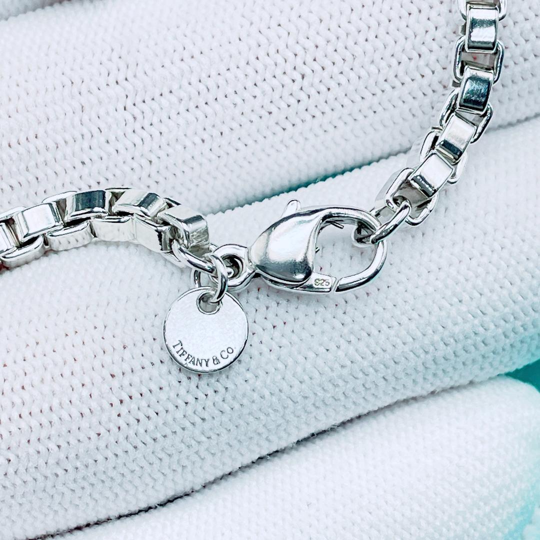 ◇ティファニー◇ 新品仕上済 ベネチアン ブレスレット 925 シルバー 16g