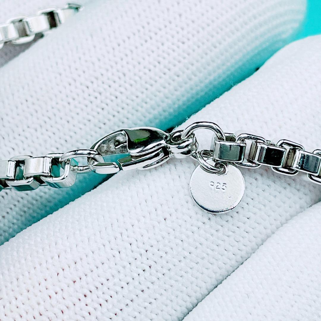 ◇ティファニー◇ 新品仕上済 ベネチアン ブレスレット 925 シルバー 16g