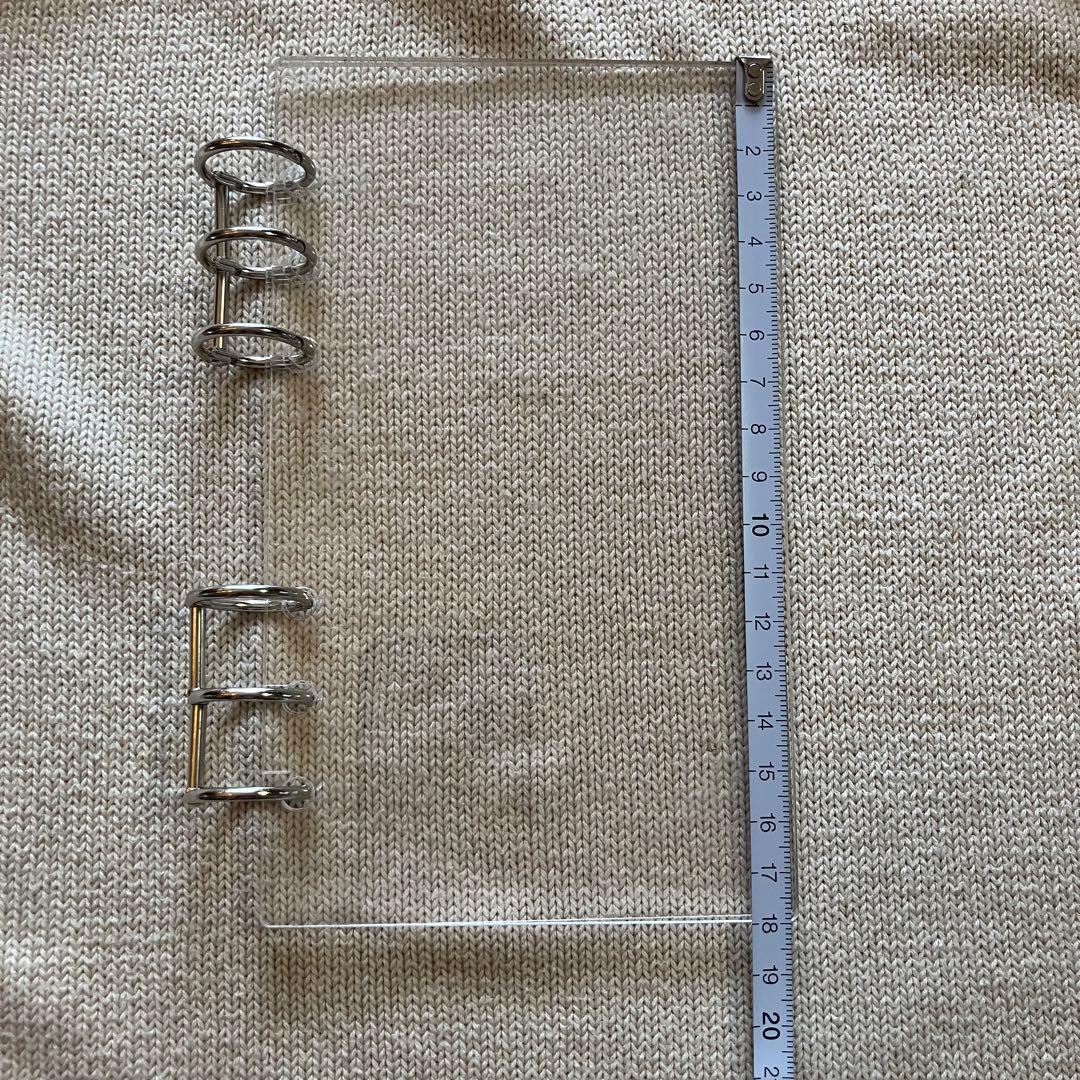 貯金 バインダーカバー アクリル 韓国 saving A6 ヌビ キルティング