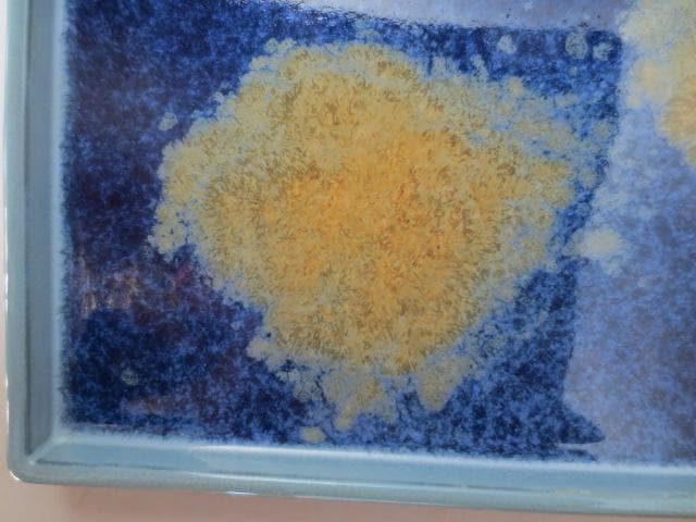 水盤　春松　均窯　長方水盤　水石　花道　幅40.5㎝　　R7/12/20-2