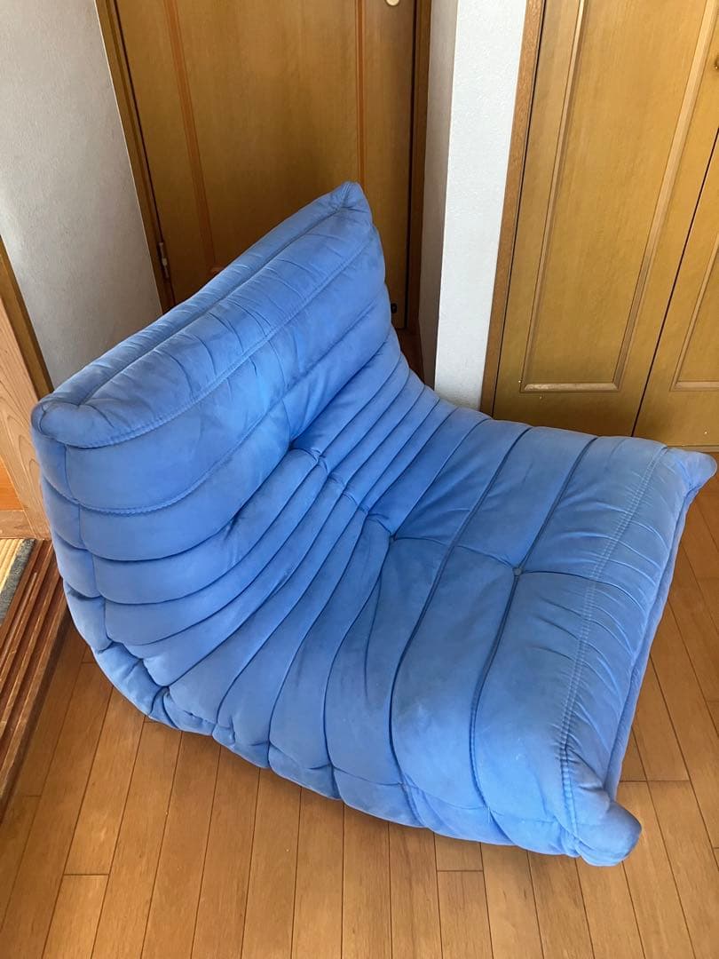 正規品】ligne roset リーンロゼ トーゴ 1Pソファ ブルー - メルカリ