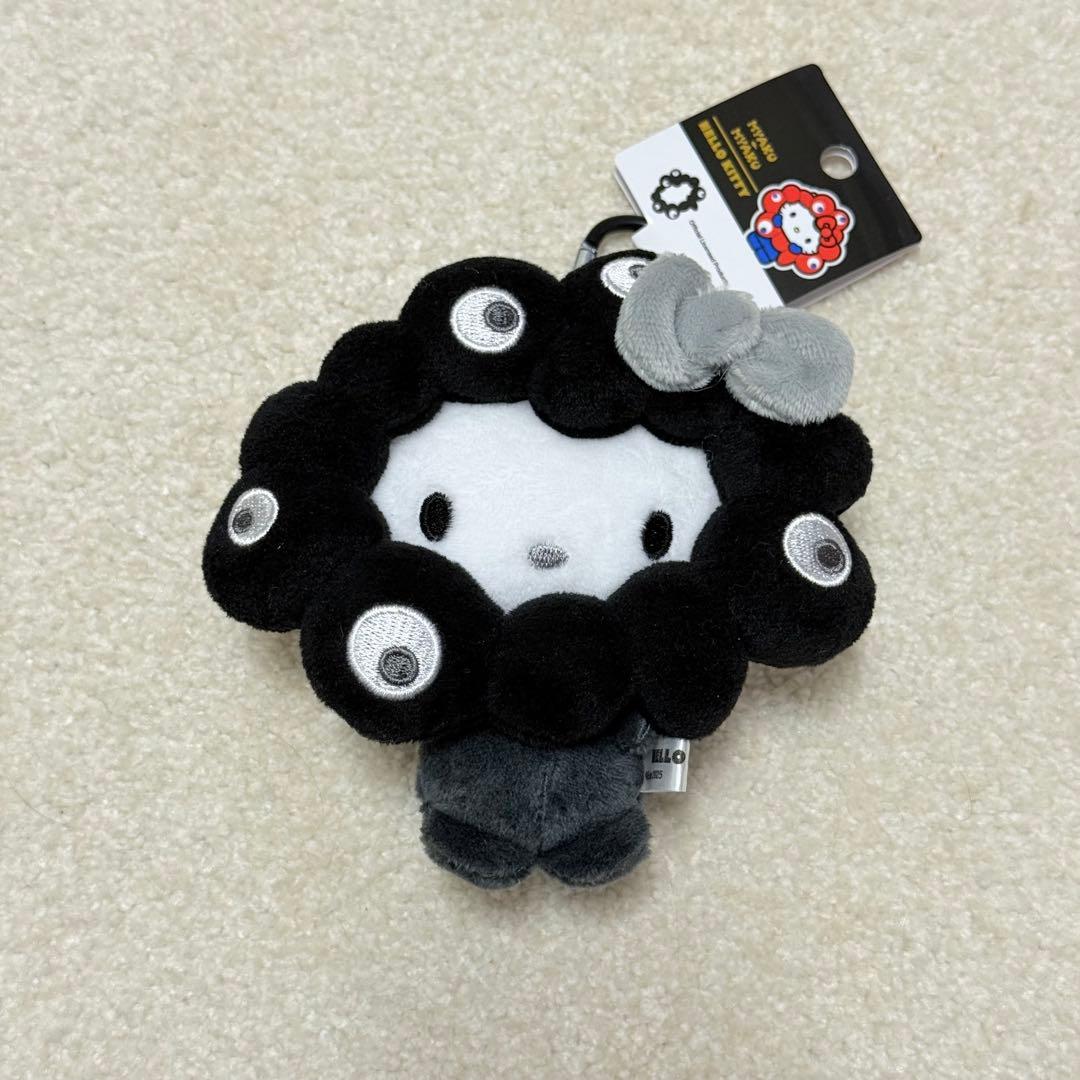 ミャクミャク なりきりぬいぐるみ（BC） 黒 カラビナ ハローキティ