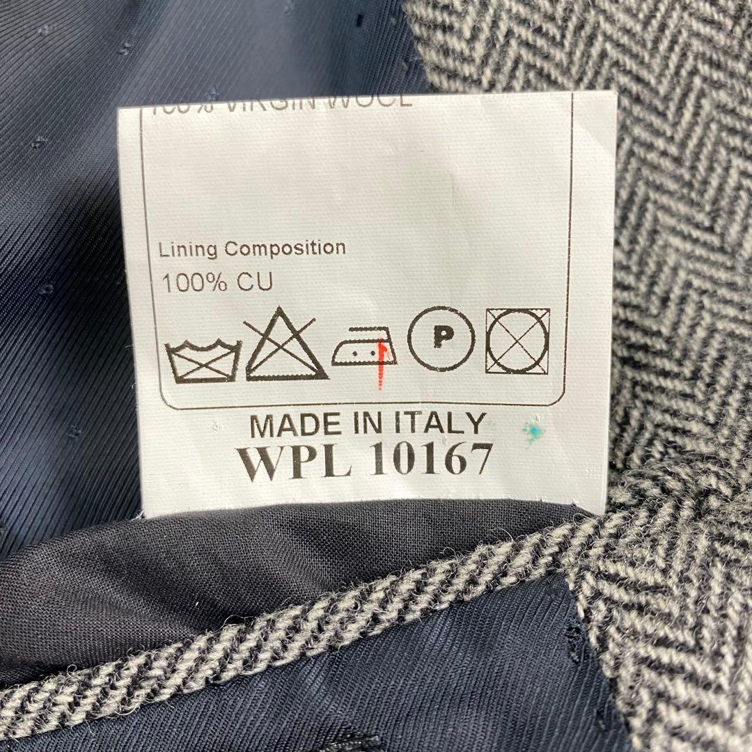極美品✨イタリア製 ピーノレラリオ ヘリンボーン テーラードジャケット L相当