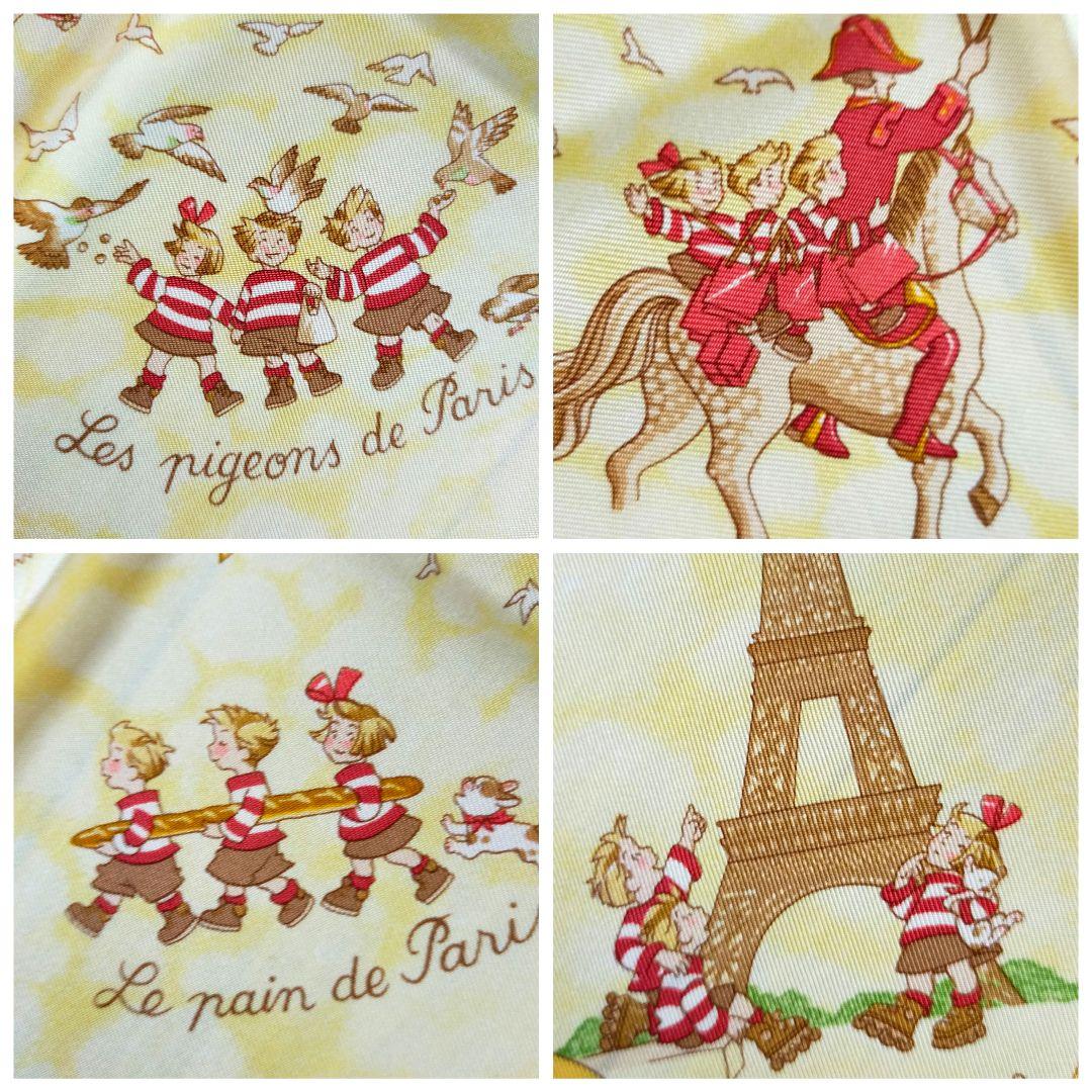 ☘️美品☘️ HERMES カレ45　いたずら三つ子　ガヴロッシュ　プチカレ