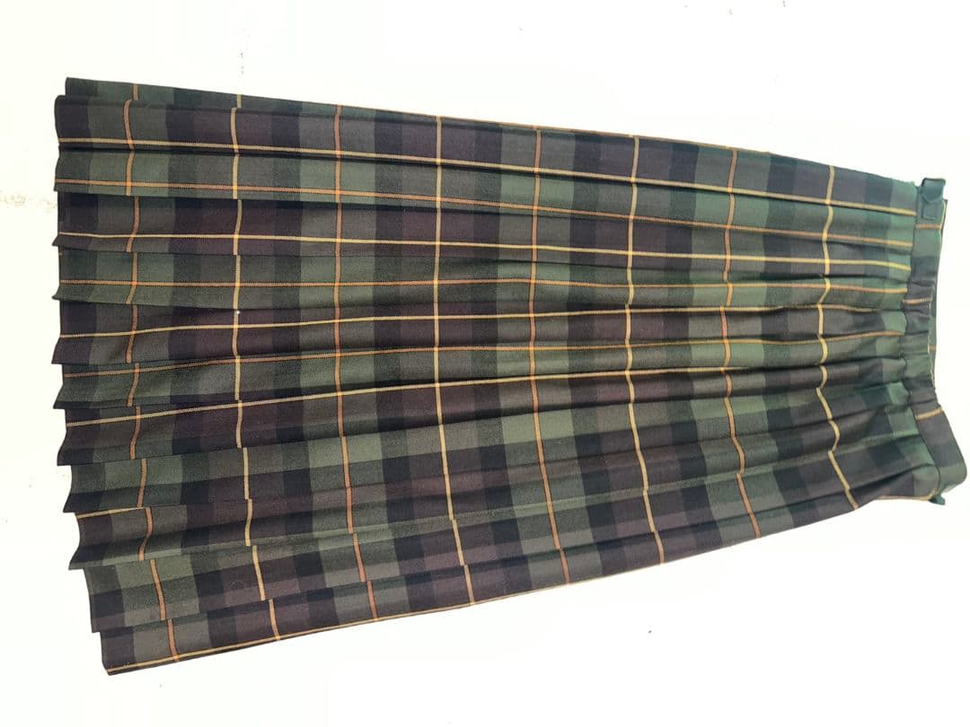 【O'NEIL of DUBLIN】ウーステッドウール100% キルトスカート