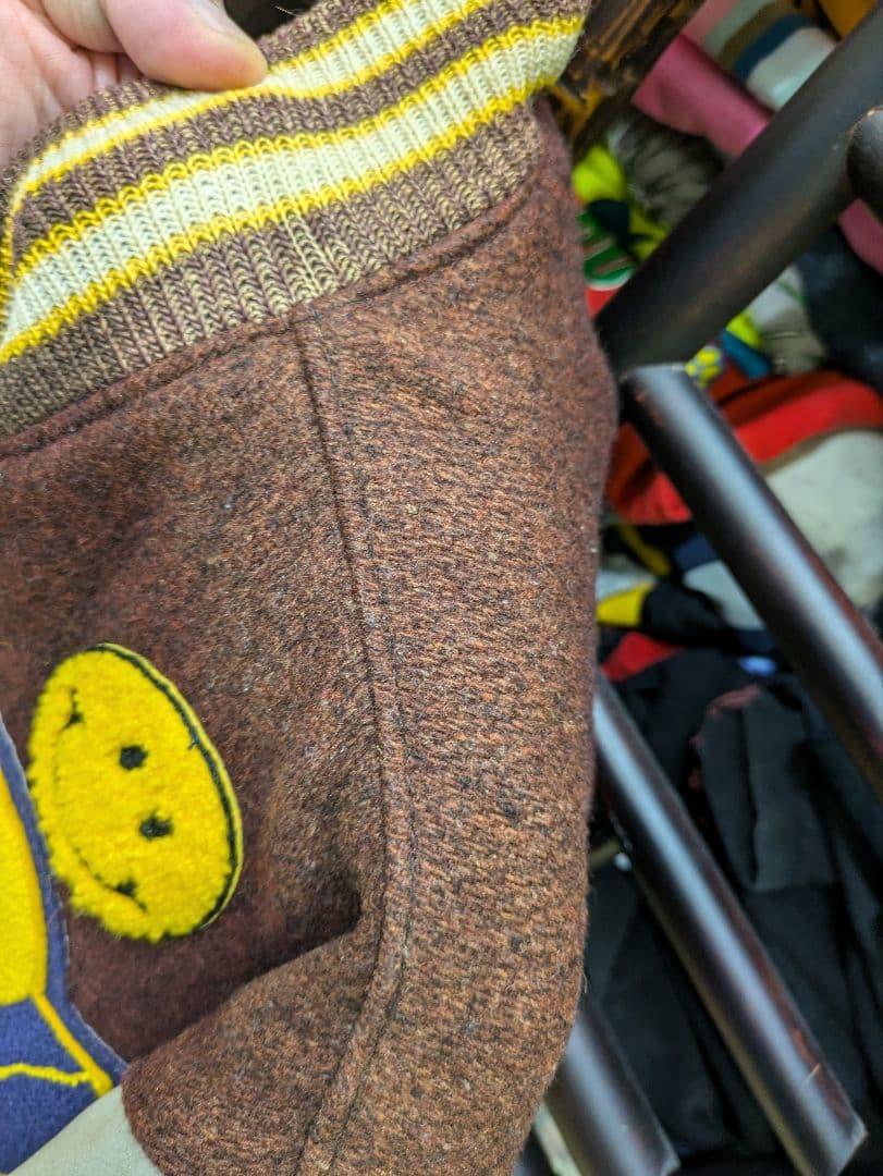 ゴールデンベアー☆袖革スタジャン