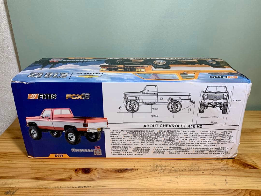 美品 FMS シボレー K10 V2 1/18 RTR ホビーラジコン