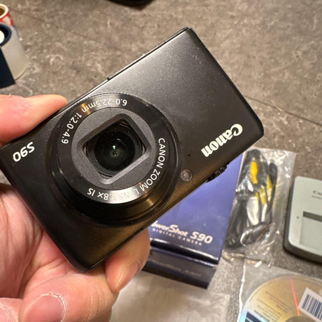 Canon PowerShot S90 デジタルカメラ 純正ケース付き動作確認済