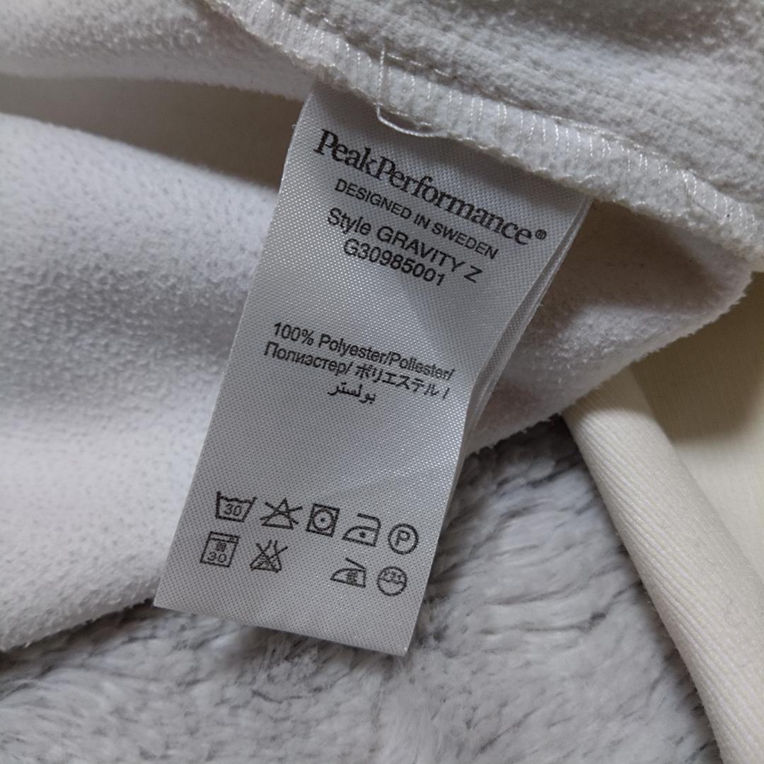 PeakPerformanceピークパフォーマンス フリースジャケット M 白