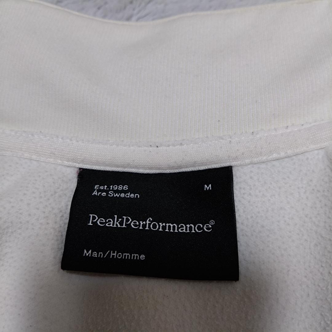 PeakPerformanceピークパフォーマンス フリースジャケット M 白
