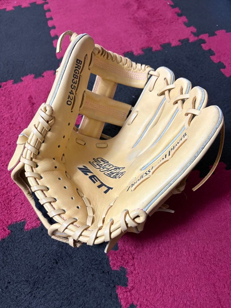 ヘ*タ様 ZETT 軟式グローブ BRG63420 ベージュ