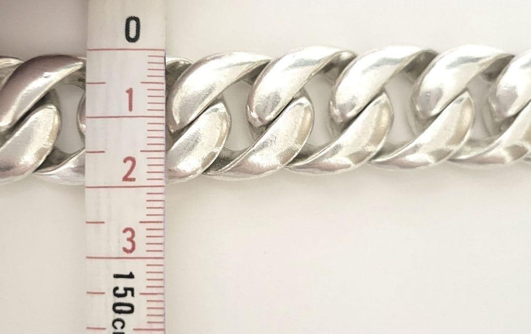 ブレスレット　Silver925　シルバー925　太め　メンズ