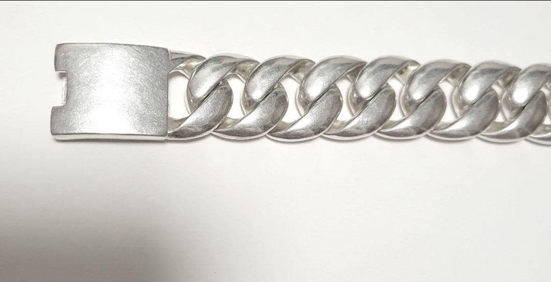 ブレスレット　Silver925　シルバー925　太め　メンズ