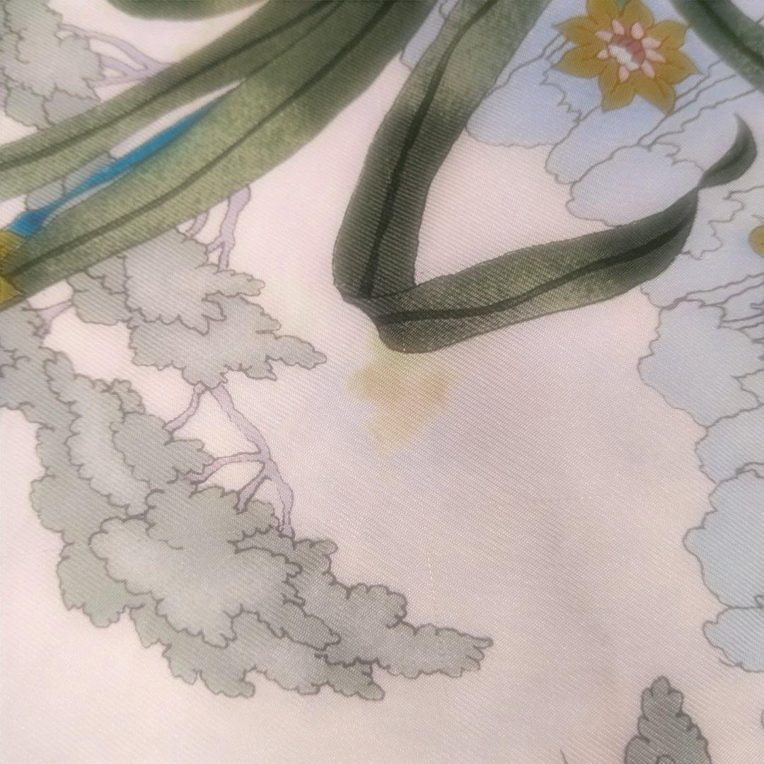 ヴィンテージ　オールドグッチ　スカーフ シルク　ヴィットリオ アッコルネロ