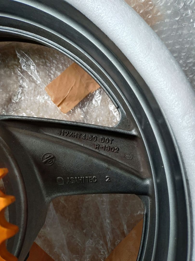 ZRX400用 加工済 ZZR400 ワイドホイール 前後セット 17インチ化