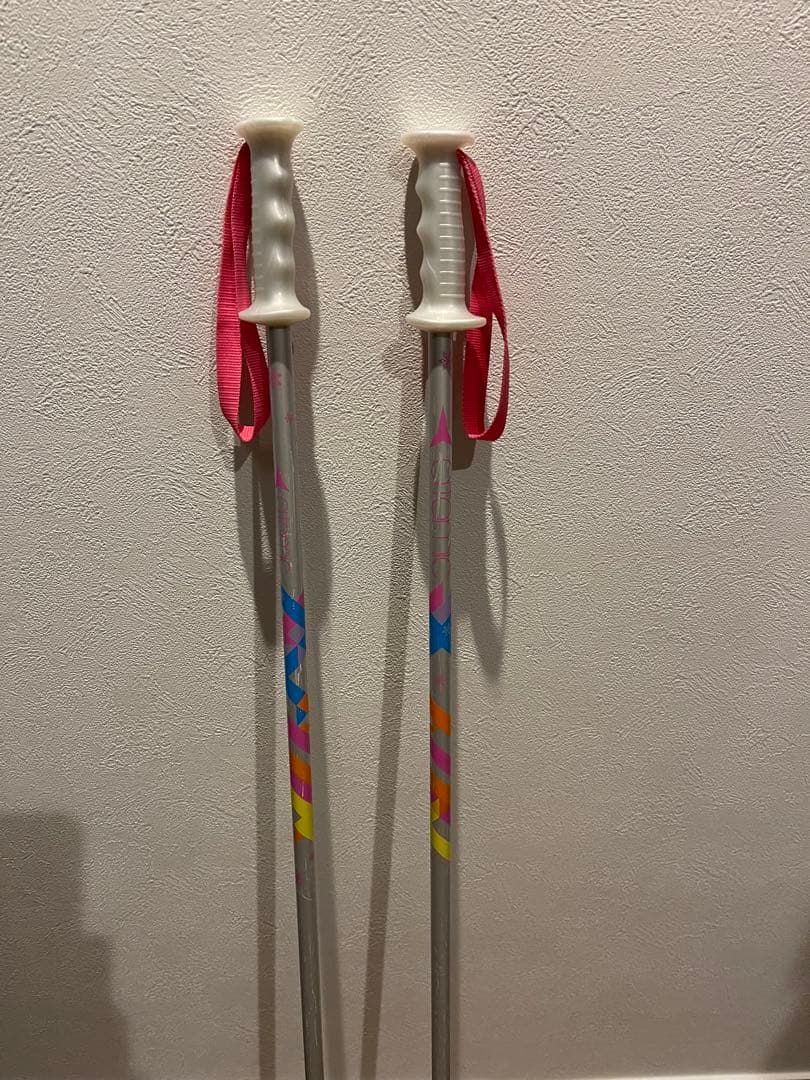 PURECONSCIOUS ジュニア スキー板140㎝ ストック セット