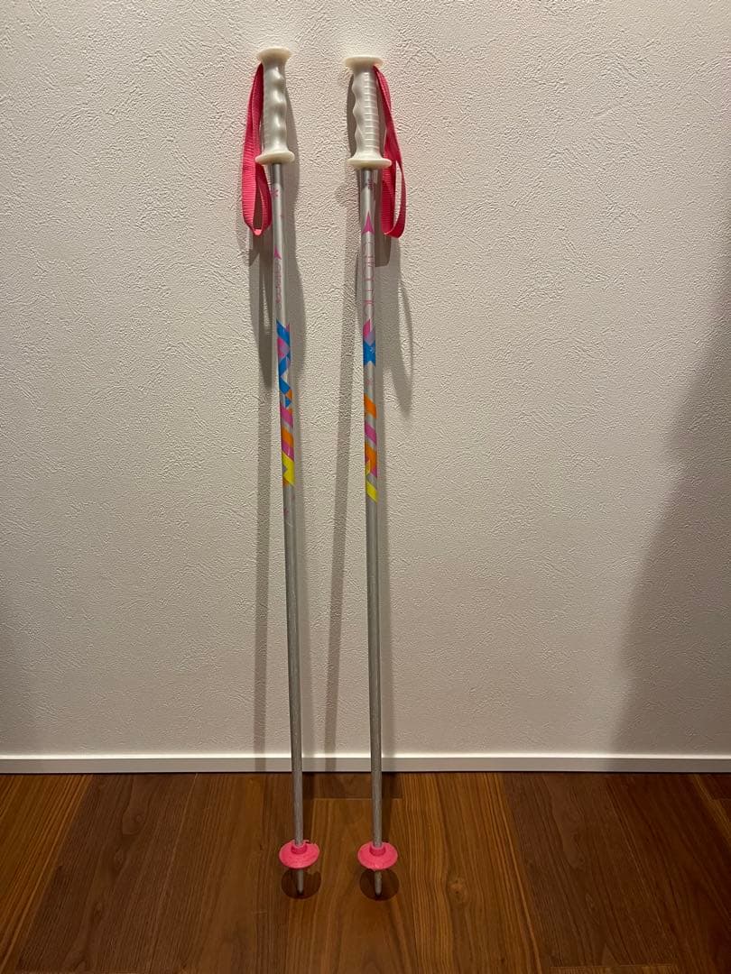 PURECONSCIOUS ジュニア スキー板140㎝ ストック セット