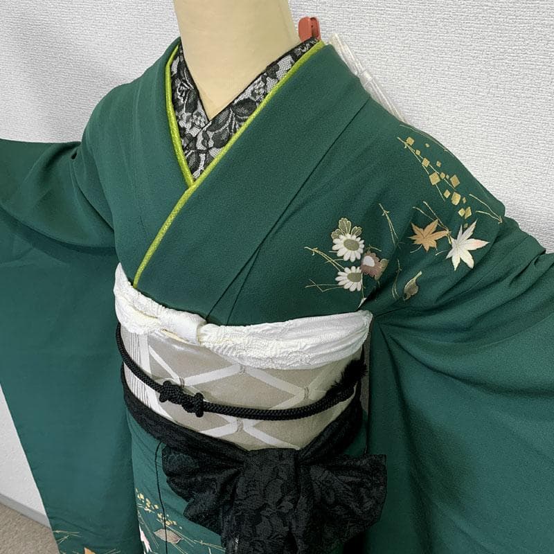 509z12.504y4.小物類.半衿.505u1.406v29〇振袖 緑