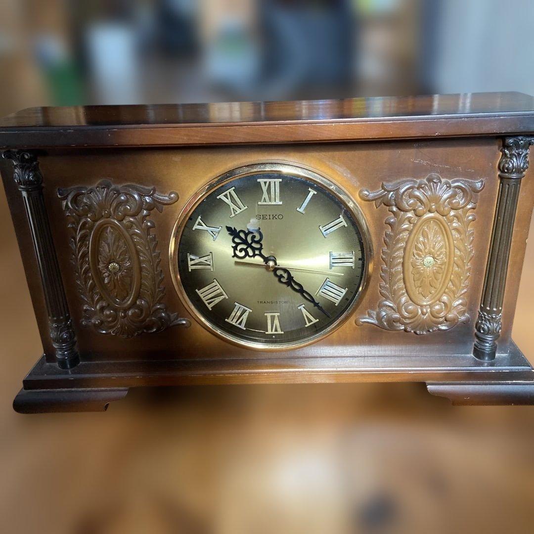 セイコー　SEIKO クラシック木製置時計