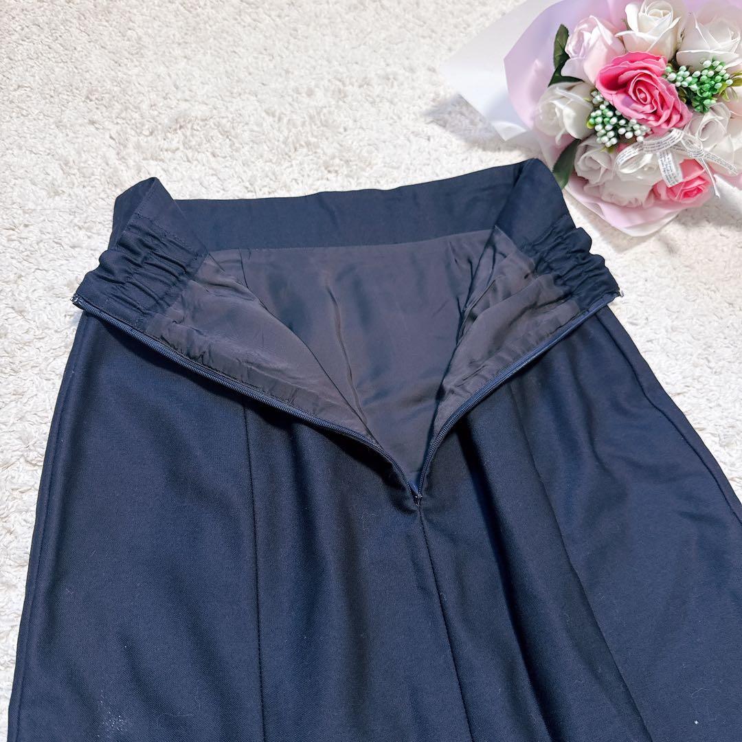 【イコノロジーICONOLOGY】シルクウール　花を着るマーメイドロングスカート