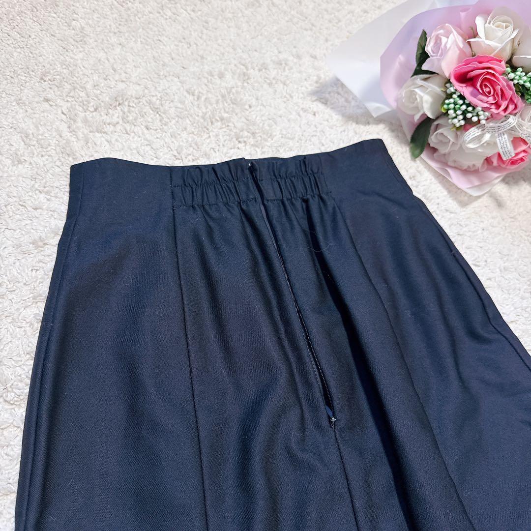 【イコノロジーICONOLOGY】シルクウール　花を着るマーメイドロングスカート