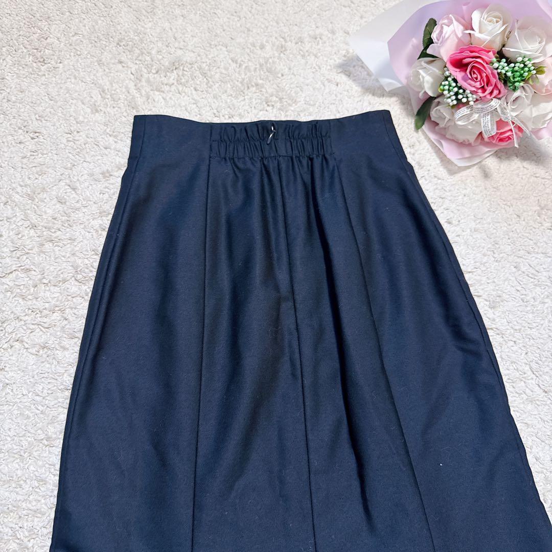 【イコノロジーICONOLOGY】シルクウール　花を着るマーメイドロングスカート