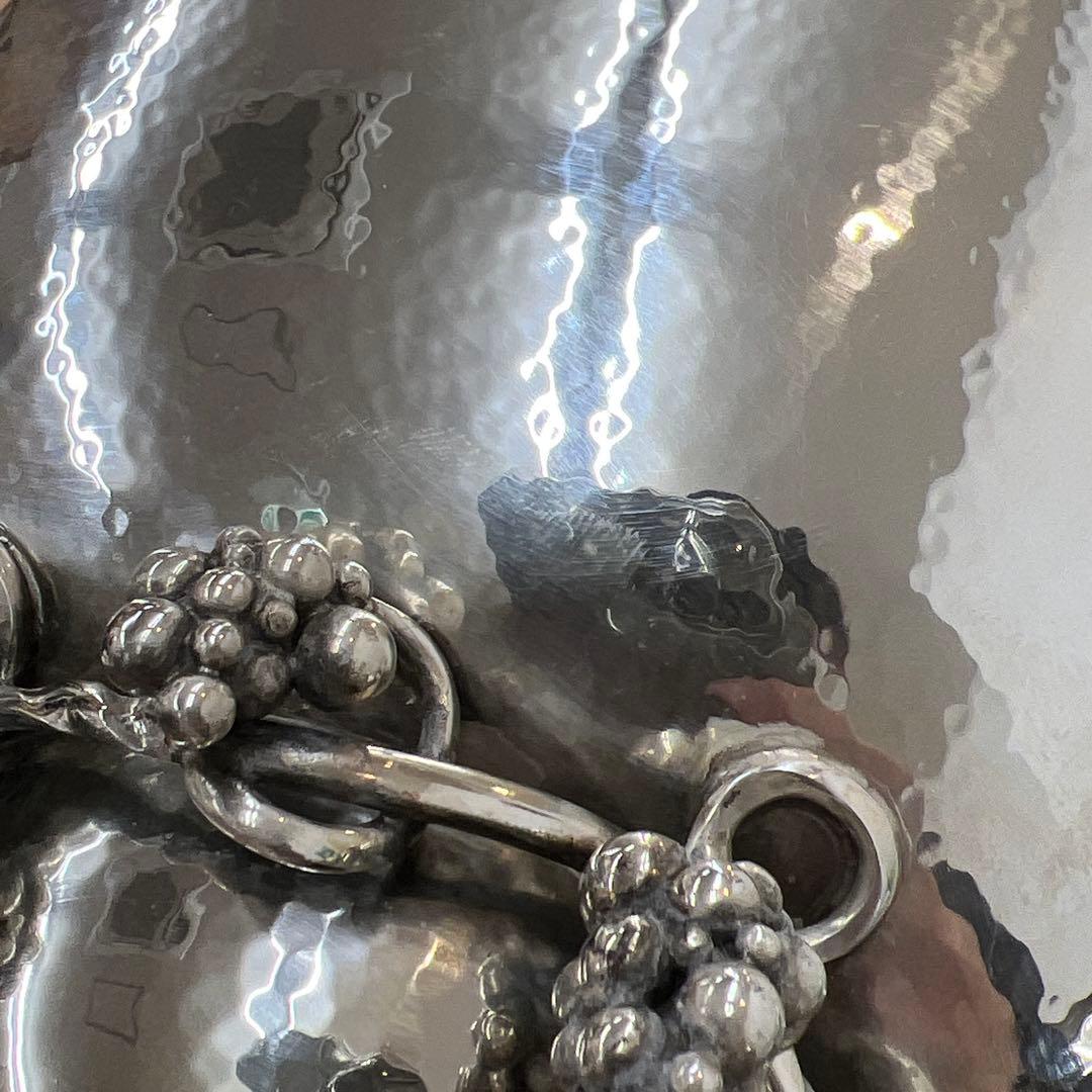 ジョージジェンセン最高峰Sterling純銀グレープボウル　1862g共箱チニチ