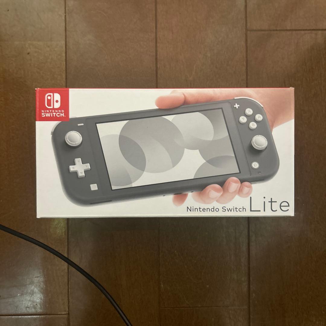 Nintendo Switch Lite グレー 本体 箱も残ってます！
