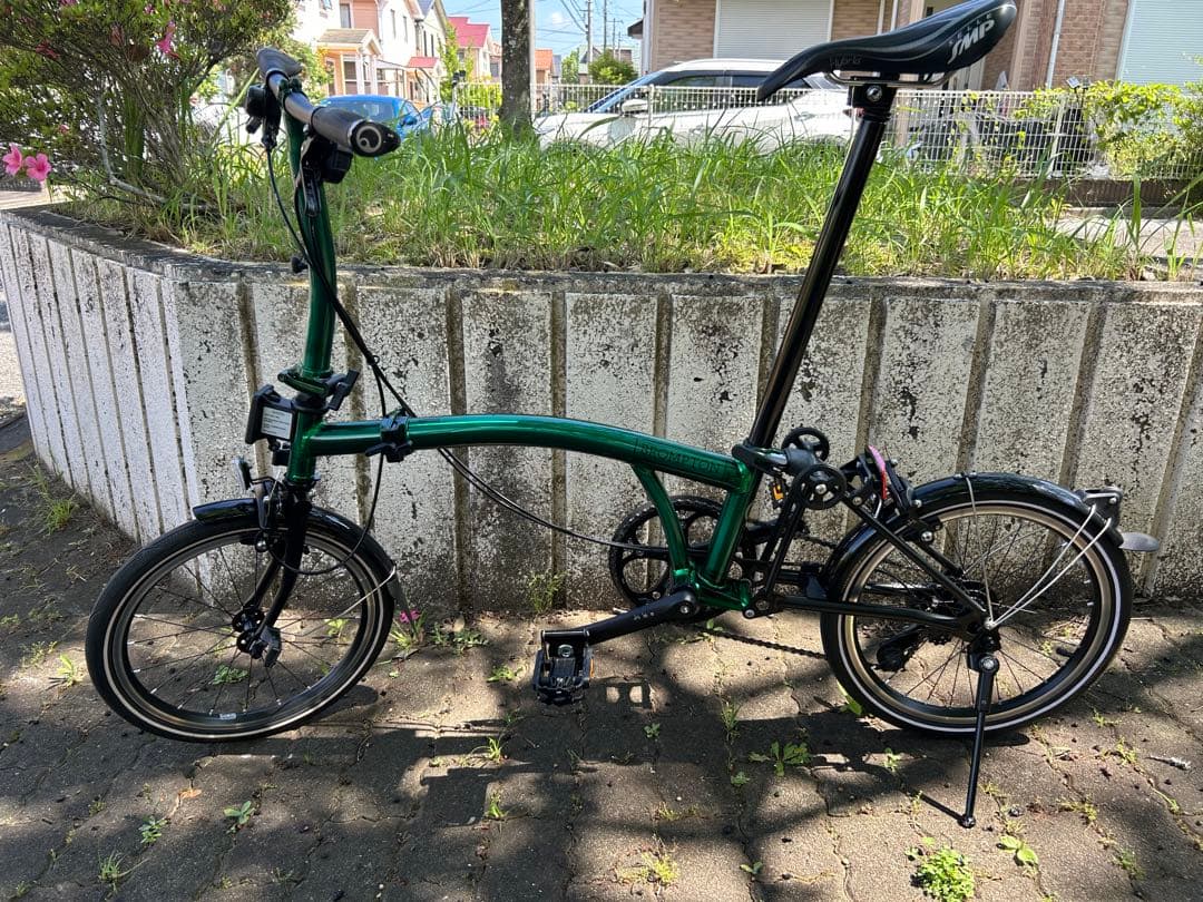 ブロンプトン　Pライン4速　エメラルドラッカー