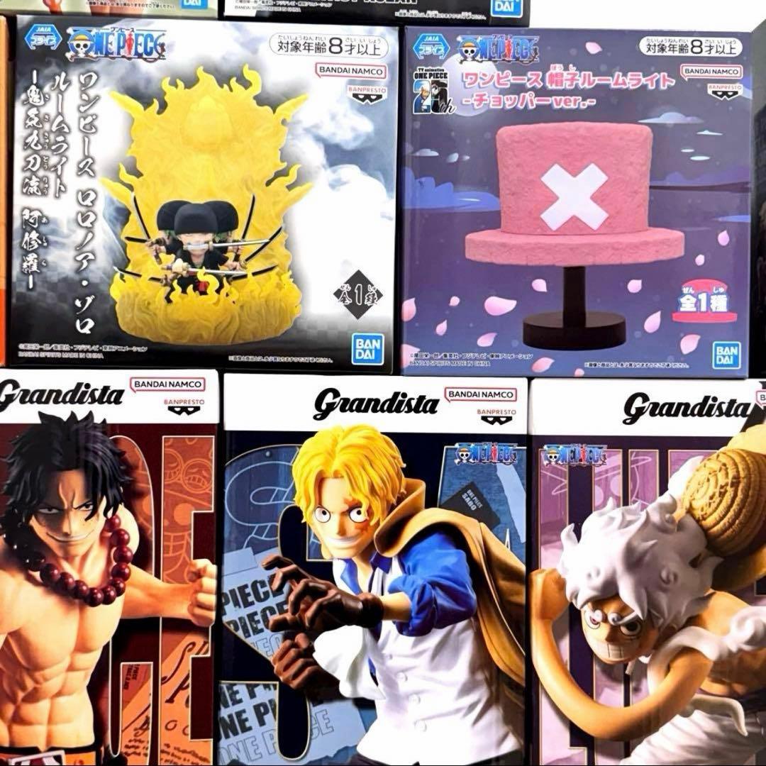 ワンピース Grandista ルフィ ギア5 サボ ナミ エース フィギュア