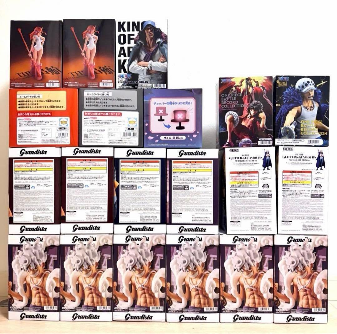 ワンピース Grandista ルフィ ギア5 サボ ナミ エース フィギュア