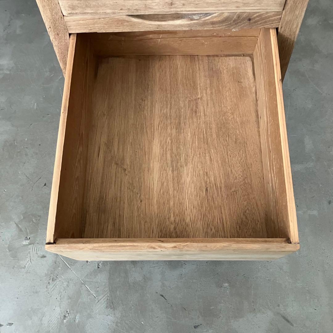 レトロ　アンティーク　古道具　古家具　剥離　ストリップド　机　テーブル　昭和