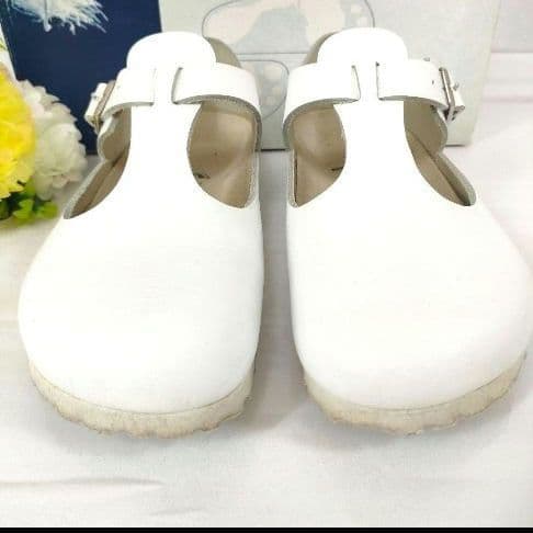 未使用級 ビルケンシュトック ティッケル Tストラップ サンダル シューズ 本革