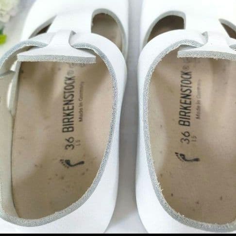 未使用級 ビルケンシュトック ティッケル Tストラップ サンダル シューズ 本革