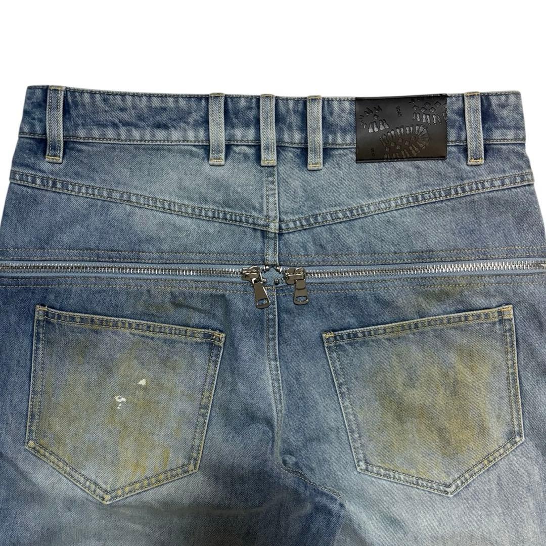 goar.archive ZIPPER WAIST DENIM BLUE S - メルカリ