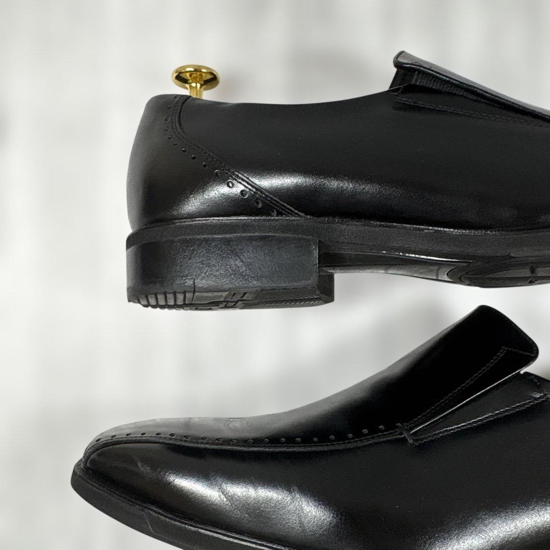 アシックス ランウォーク WR321J スリッポン スワールトゥ 黒 25.5