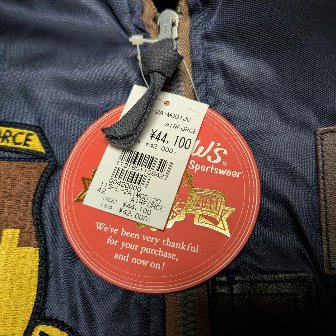 ☆未使用・タグ付き☆フェローズ L-2A 20周年 限定モデル ma1 L-2B