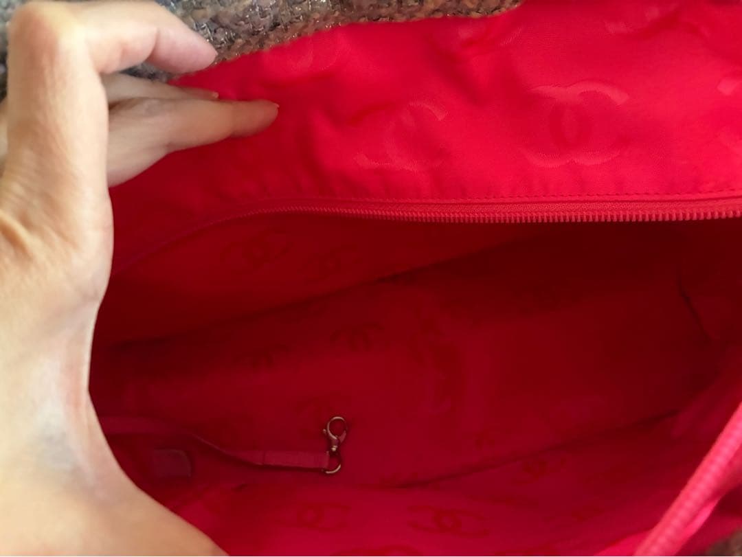 りく様♡CHANEL カンボンライン ツイード トートバッグ マトラッセ