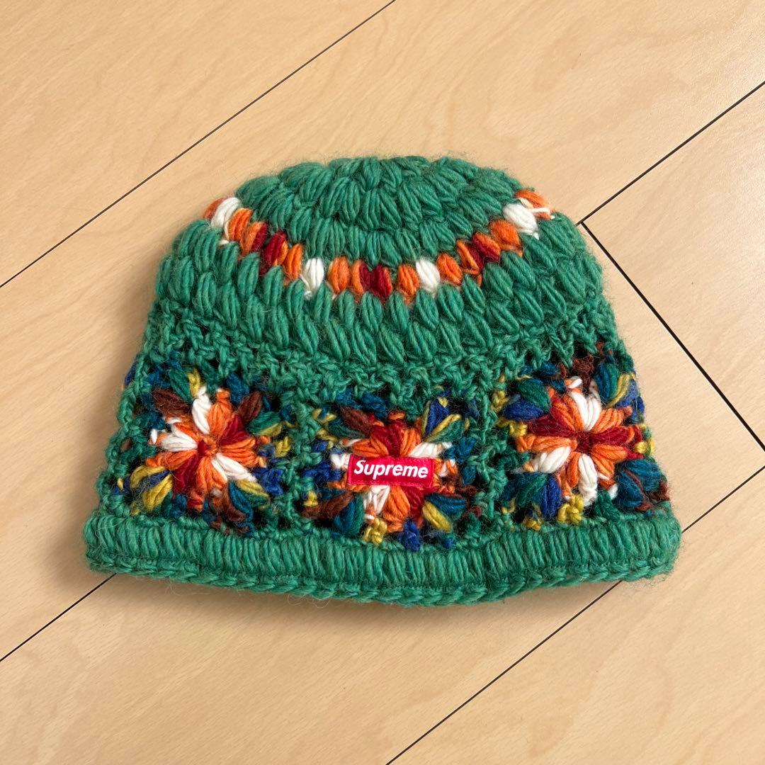 帽子 Supreme Crochet Beanie Green
