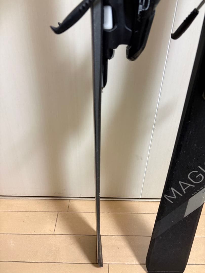 エラン ブラック スキー板 アルペンバインディング付き