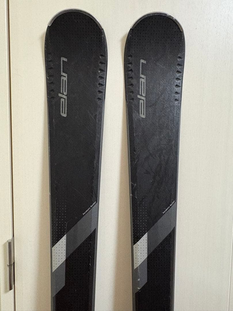 エラン ブラック スキー板 アルペンバインディング付き